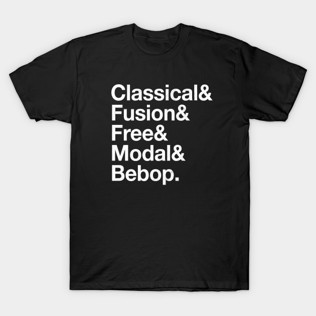 Jazz Styles Soul - Classical Fusion Free Modal Bebop Curly tee by Kelly Design Company T-Shirt by KellyDesignCompany